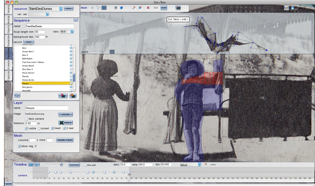 Logiciel pour réaliser les cartes postales interactives en 3D pour le phare du Cap-Ferret